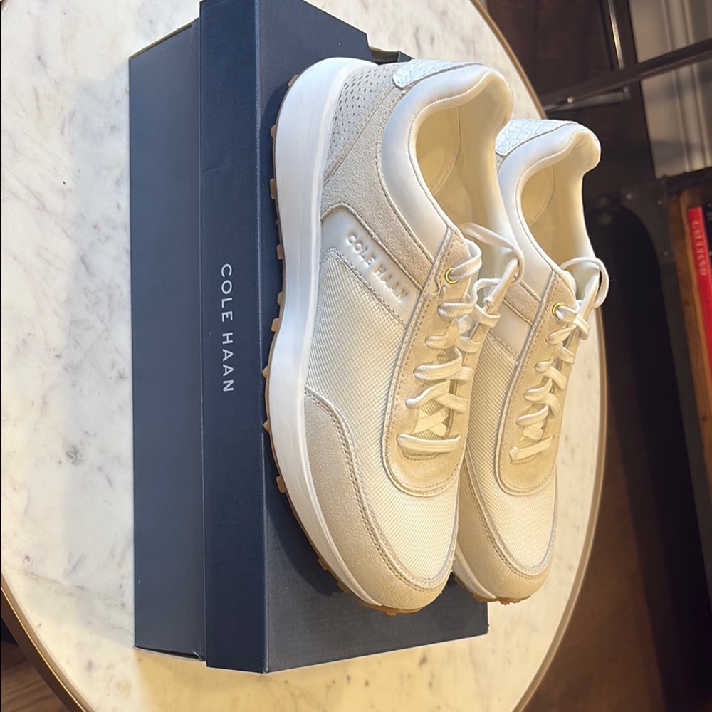 Cole Haan Women’s Cream Sneakers 10.5